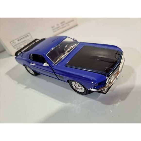 Arko 06900 1:32 Die Cast 1969 Ford Mustang Boss 302 Muscle Car w/Box - Picture 5 of 13